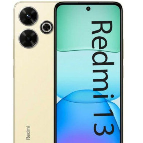 موبايل ريدمي 13 شريحتين، 256 جيجا، 8 جيجا رام، 4G LTE - ذهبي رملي