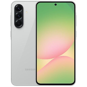 هاتف سامسونج جالاكسي A56 ثنائي الشريحة، 128 جيجابايت، 8 جيجابايت رام، 5G - رمادي فاتح رائع