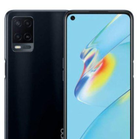 موبايل A54 ثنائي الشريحة، 128 جيجا، 4 جيجا رام، شبكة الجيل الرابع، أسود كريستالي