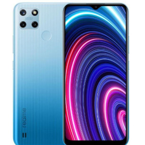 موبايل C25Y بشريحتي اتصال، 128 جيجا، 4 جيجا رام، 4G LTE - أزرق جليدي