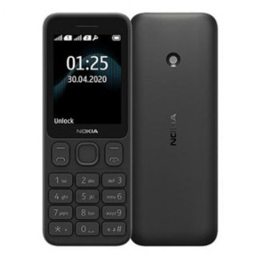 موبايل نوكيا 125 شريحتين - أسود