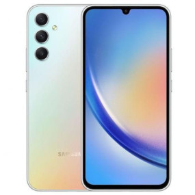 موبايل جالاكسي A34 8/128 جيجا شريحتين 5G - فضي أوسوم