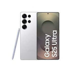 جالكسي S25 الترا بشريحتين اتصال، 256 جيجابايت، 12 جيجا رام، شبكة الجيل الخامس - ابيض فضي تيتانيوم