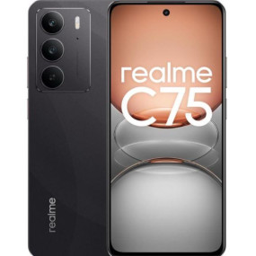 موبايل ريلمي C75 ثنائي الشريحة، 256 جيجابايت، 8 جيجابايت رام، 4G LTE - أسود