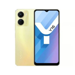 موبايل Y16 - 6.5 بوصة - 64 جيجا/4 جيجا - شريحتين 4G - ذهبي دريزلينج