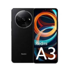 موبايل ريدمي A3 بشريحتين اتصال، 128 جيجابايت، 4 جيجا رام، شبكة الجيل الرابع - اسود ميدنايت