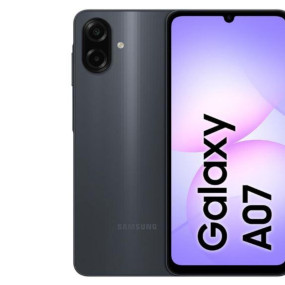 سامسونج جالاكسي A07  شريحتين، 4 جيجابايت رام 128 جيجابايت ذاكرة - أسود