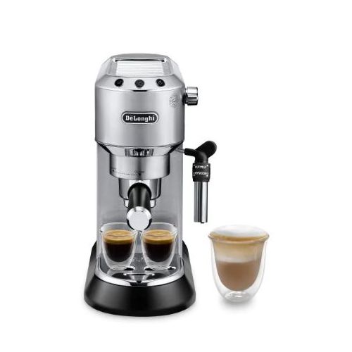 Dedica Espresso Coffee Machine, Silver - EC685.M