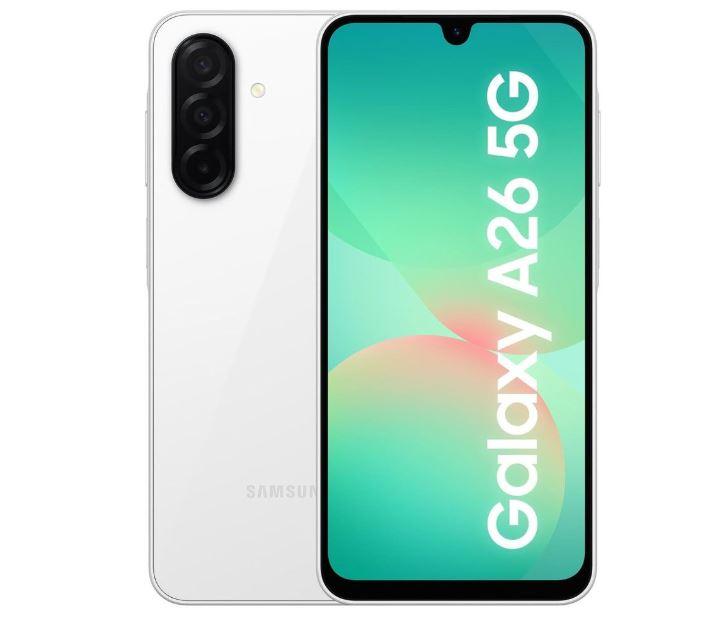 Galaxy A26 Dual SIM, 128GB , 6GB RAM, 5G -White