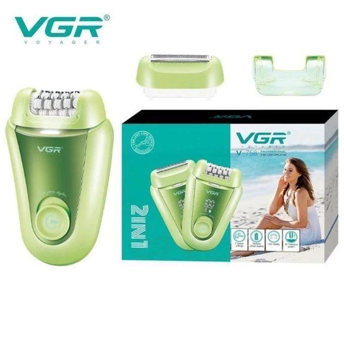 PROFESSIONAL 2 IN1 LADY EPILATOR V-758