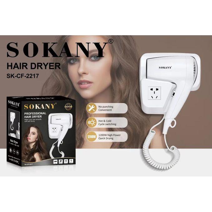 Electric Wall Mounted Hair Dryer- 1200W For Bathroom (H...