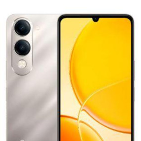 هاتف ذكي Vivo Y04 بشريحتي اتصال - ذاكرة 128 جيجابايت، 4 جيجابايت رام، 4G - ذهبي