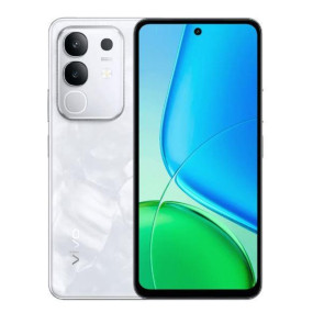 موبايل فيفو Y29 شريحتين، ذاكرة 128 جيجا، 8 جيجا رام، 4G، أبيض