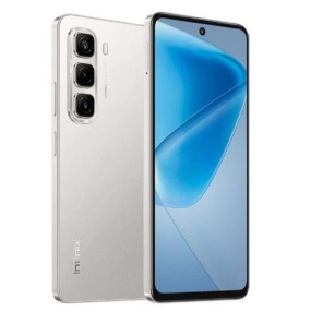 موبايل هوت 50 شريحتين 8+8 جيجا رام 256 جيجا 4G - رمادي تيتانيوم