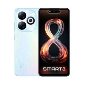 موبايل سمارت 8 4+4 جيجا رام 64 جيجا مساحة - أبيض