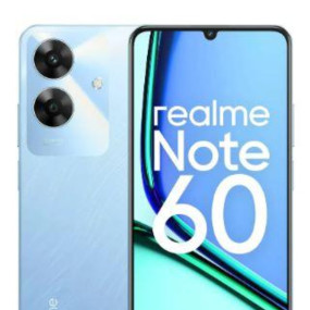 هاتف ريلمي نوت 60 بشريحتين اتصال، 256 جيجابايت، 4 جيجابايت رام، 4G LTE - لون أزرق بحري