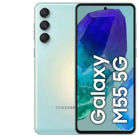 جالاكسي M55 شريحتين، 256 جيجا، 8 جيجا رام، 5G - أخضر فاتح